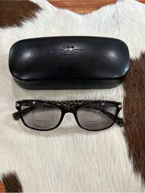 Coach HC6065 Eyeglasses Frames Only Tortoise Brown Women’s With Case